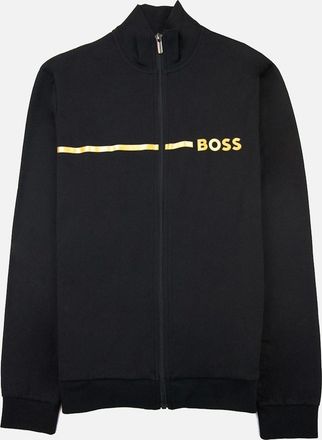 HUGO BOSS Mens Hugo Boss Stripe Logo Tracksuit Jacket Black 001 - Size: Regular/36