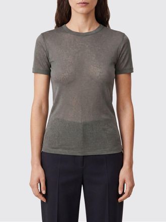 Nanushka Darcy Cropped Recycled Jersey Sweatshirt with High Neck and Zip