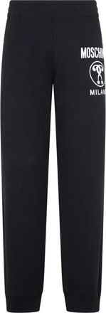 Moschino Sportbroek met Logo - Heren - Sweatpants - Zwart - 3XL - Katoen - Broeken