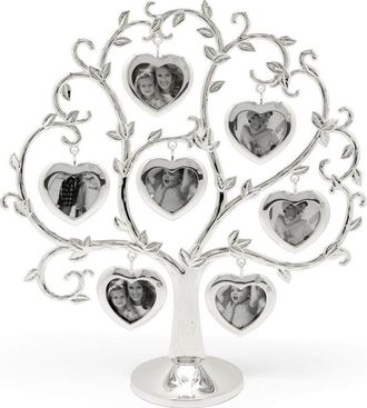 Zilverstad Marco De Fotos Familiar Plateado De Pie, Elegante Regalo Para 7 Fotos Tama&ntilde;o: 80x251x271 Mm Sku: Zv8131261
