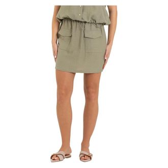 Kocca Short Skirts, female, Green, Size: XS Chic summer mid thigh skirt