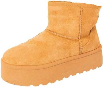 Ikrush Thick Heel Platform Bootscasual Low Ankle Regular casual