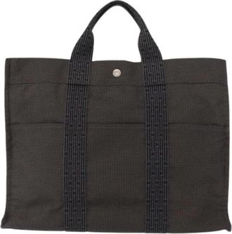 Herm&egrave;s Pre-owned Fourre-tout herline - Dames - Vintage Shopper - Grijs - ONE Size - Vintage