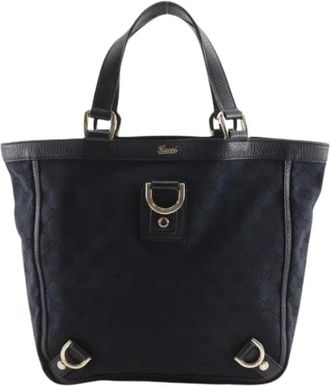 Gucci Pre-owned Tote Bags, female, Black, Size: ONE SIZE Pre-owned Vintage Tote Bag