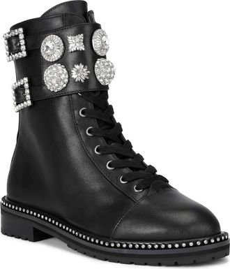 Kurt Geiger Stoop Combat Boot in Black at Nordstrom, Size 8.5Us