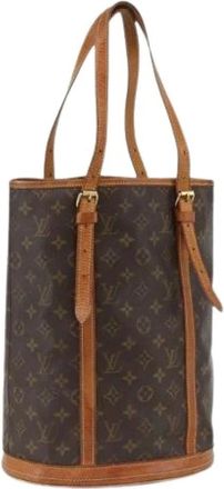 Louis Vuitton Pre-owned Bucket Bags, female, Brown, Size: ONE SIZE Pre-owned Bucket Bag