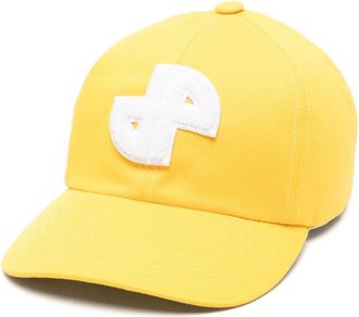 Patou JP cotton baseball cap - unisex - Cotton/Polyester/Acrylic/Rayon - L - Yellow