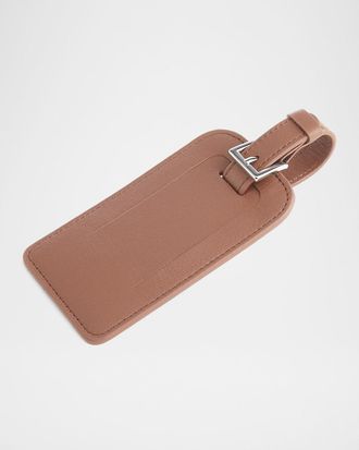 Royce Leather Monogrammed Leather Luggage Tag