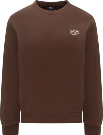 A.P.C. Standard Rue Madame Sweatshirt - Heren - Sweatshirts - Bruin - XL - Katoen - Hoodies & sweatvesten