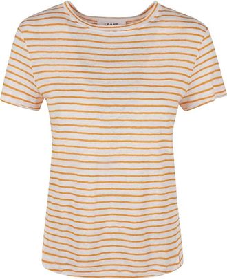 Frame Denim Linnen Tops en Polos - Dames - T-shirts - Veelkleurig - XS - Linnen - Tops