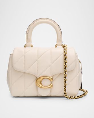 Coach Tabby Quilted Leather Top-Handle Bag