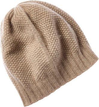 Portolano Slouchy Stitched Cashmere Hat