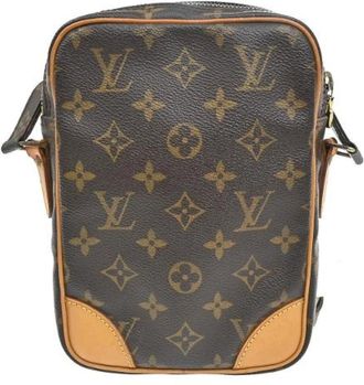Louis Vuitton Pre-owned Cross Body Bags, female, Brown, Size: ONE SIZE Pre-owned Canvas Cross Body Bag