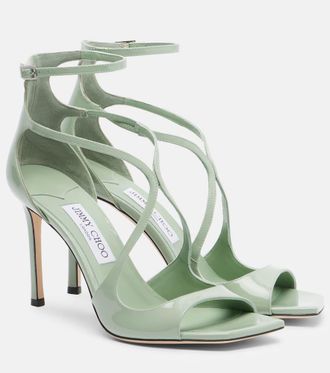Jimmy Choo London Azia patent leather sandals