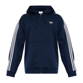 adidas Hoodies & sweatvesten, Heren, Blauw, 2Xl, Katoen, Logo Sweatshirt