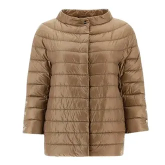 Herno Mantella in Nylon Ultralight - - Jackets - Donna - Beige - L