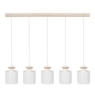 Tosel L&aacute;mpara de Techo metal blanco marfil