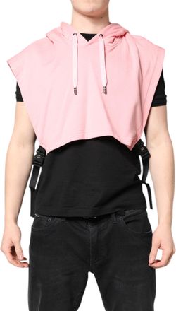 Dolce & Gabbana Cotton Hooded Vest - Pink