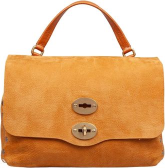 Zanellato Small Postina Messenger Bag - Dames - Handtassen - Bruin - ONE Size - Leer - Tassen