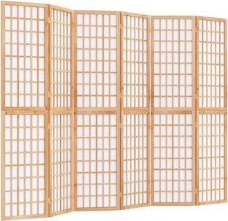 vidaXL Biombo Plegable Con 6 Paneles Estilo Japon&eacute;s 240x170 Cm Vidaxl