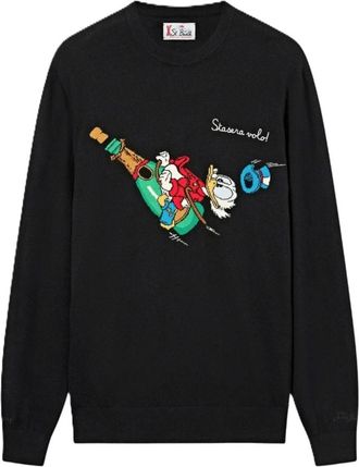 MC2 Saint Barth Su&eacute;ter Heron Light Scrooge Volo - Knitwear - Hombre - Negro - XL