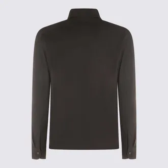 Zanone Mens T-Shirts And Polos Piombo _100 % Co