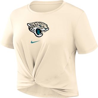 Nike Jacksonville Jaguars Rivalries Collection One Classic Twist Nike Womens Dri-FIT NFL T-Shirt in Brown | 04PS15A9N-FJD
