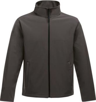 Regatta Standout Ablaze Printable Softshell Jacket in Seal And Black at Nordstrom, Size Xxx-Large