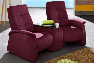 Exxpo Sofa Fashion 2-Sitzer »Tivoli, Kinosofa, bequem,« mit Relaxfunktion, integrierter Tischablage und Stauraumfach