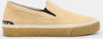 AllSaints Mens Suede Navaho Suede Slip On Trainers, Size: UK 12/US 13/EU 46