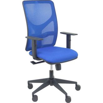 Piqueras y Crespo Silla Motilla Malla Azul Asiento Bali Azul Brazo Regulable