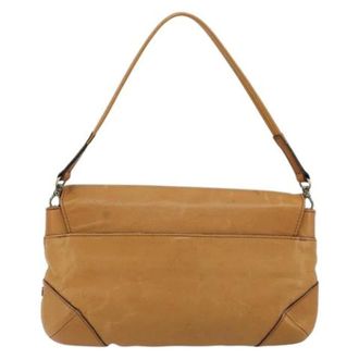 Chlo&eacute; Pre-owned Shoulder Bag - Dames - Pre-owned - Beige - Maat: ONE Size Leer