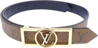 Louis Vuitton Pre-owned Belts, female, Brown, Size: ONE SIZE Pre-owned Vintage Standard Belt