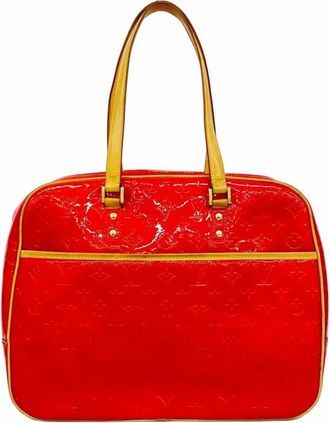 Louis Vuitton Pre-owned Shoulder Bags, female, Red, Size: ONE SIZE Pre-owned Structured Tote Bag