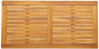 vidaXL Table Top Brown 110 x 55 x 2 cm Solid acacia wood Vidaxl