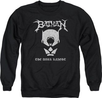 Gildan Batman Black Metal Batman Adult Crewneck Sweatshirt