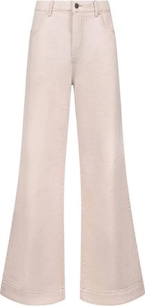 Nukus Nukus - Abby Pants - Dames - Broeken - Beige - Maat: L