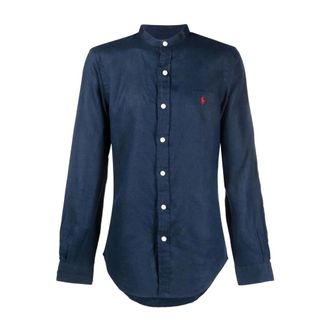 Ralph Lauren Newport Navy Shirt - Heren - Casual Overhemden - Blauw - S - Katoen - Overhemden