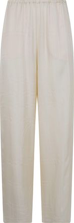 Toteme Pants Silk Monogram Silk