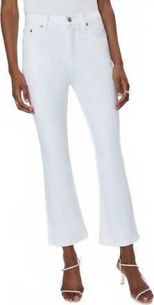 Pistola Denim Lennon High Waist Ankle Bootcut Jeans In Vivid White
