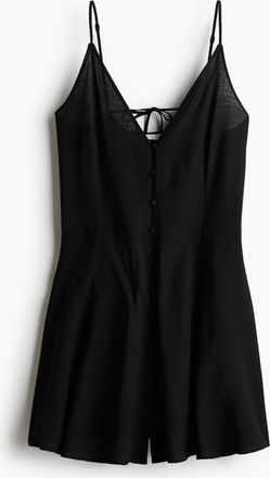 H&M Tr&auml;gerkleid in A-Linie - Schwarz