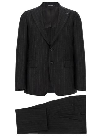 Tagliatore Dark Grey Stripes Suit