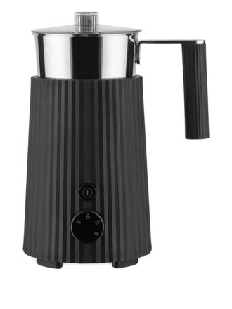 Alessi ribbed milk frother (35cl) - unisex - Thermoplastic Resin/stainless steel - One Size - Black