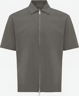 Genti Relaxed Fit Overshirt | Groen