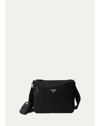 Prada Vela Re-Nylon Messenger Bag