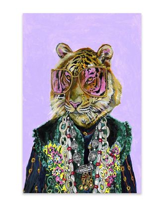 iCanvas Gucci Bengal Tiger Print on Acrylic Glass by Heather Perry