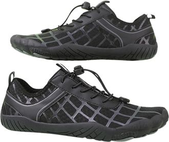 Generic Womens Barefoot Water Sports Shoes for Outdoor Hiking Swimming Beach Walking Yoga and Kayaking Activities with Lightweight Flexible Sole Black Trainer