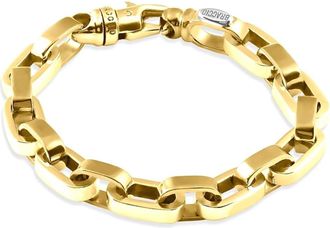 Pompeii3 Mens Fisher 14k Gold (70gram) or Platinum (99gram) 9.5mm Link Bracelet 9.5