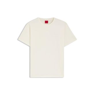 HUGO BOSS Embroidered-logo T-shirt in cotton jersey