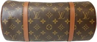Louis Vuitton Pre-owned Papillon Monogram Handtas - Dames - Vintage Handtas - Bruin - ONE Size - Vintage